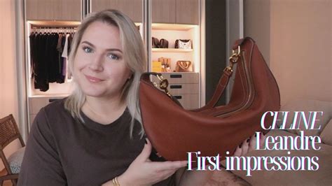 celine leandre bag|CELINE LEANDRE BAG FIRST IMPRESSION.